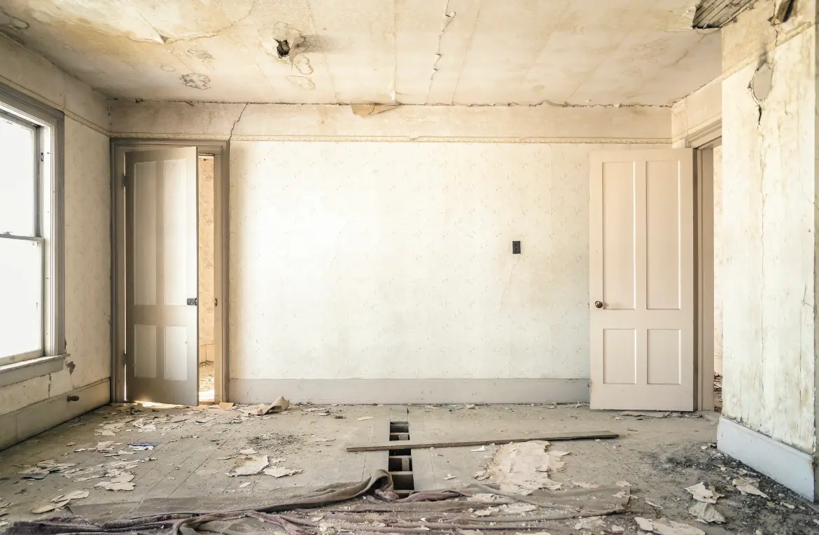 Waste disposal crew managing a cleanout project in Eagle Lake